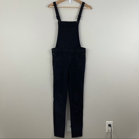 PACSUN Black Overall Jeans Sz 24 - Picture 3 of 14